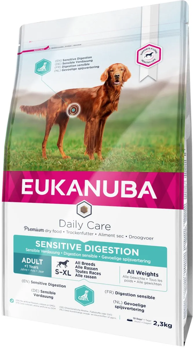 Eukanuba Daily Care Adult Sensitive Digestion Hondenvoer 2,3 kg