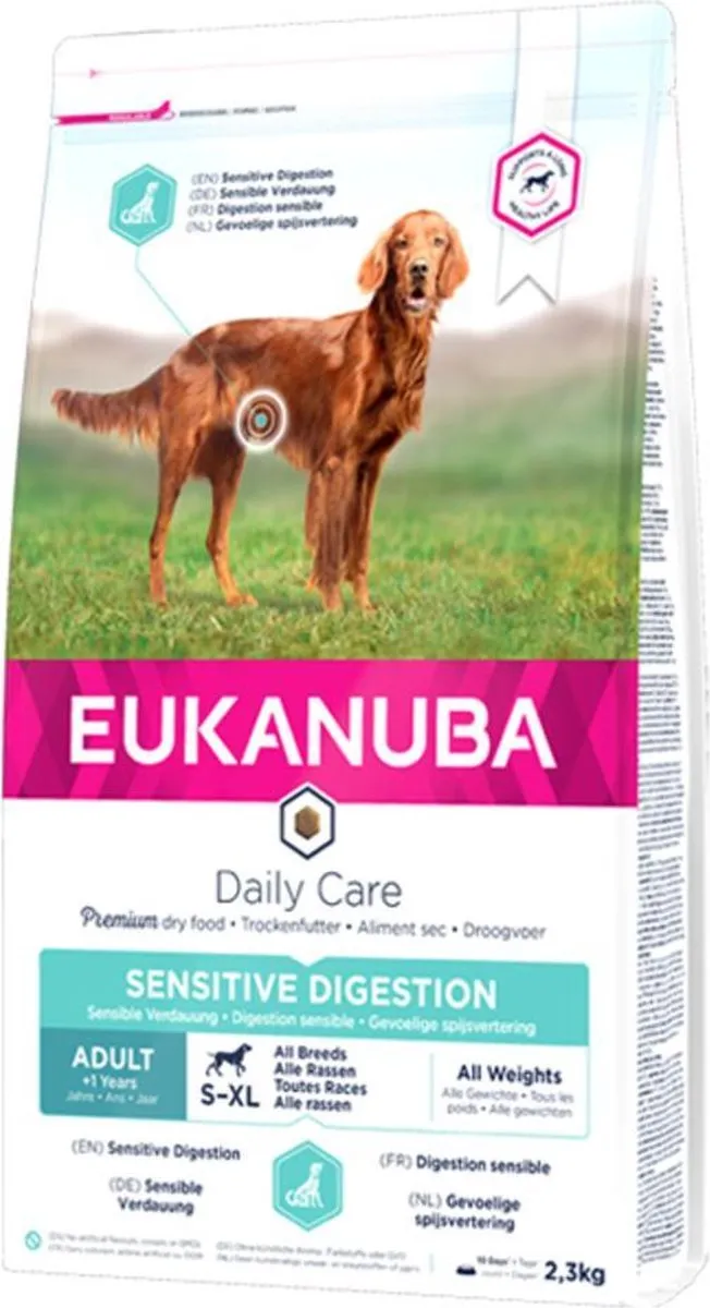 Eukanuba Daily Care Adult Sensitive Digestion Hondenvoer 2,3 kg