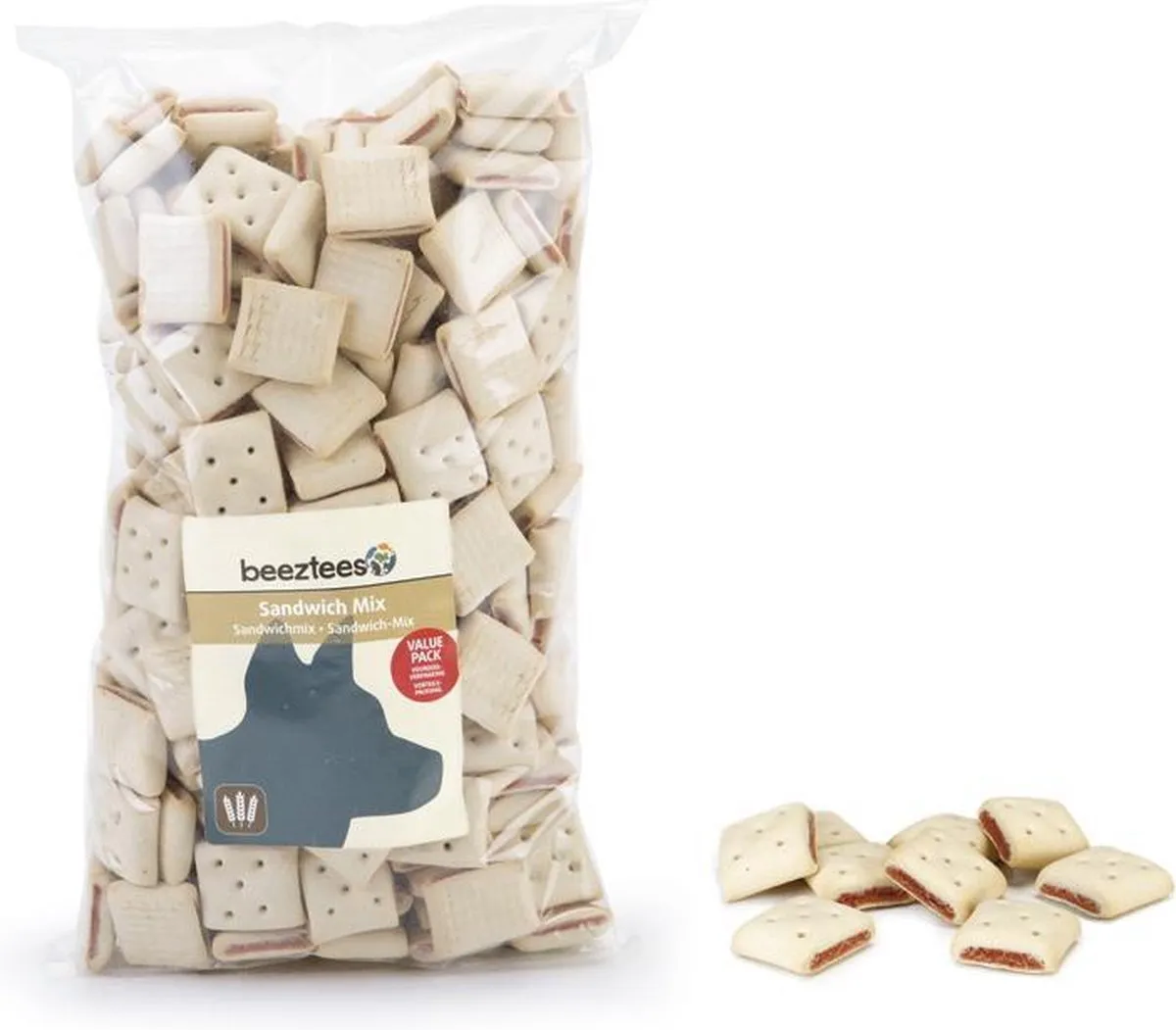 Beeztees Sandwich Mix Hondensnack 1400g