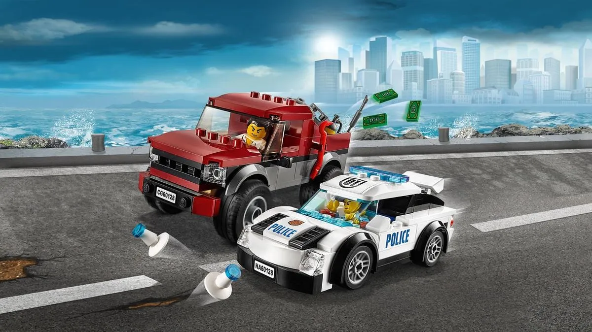 LEGO City Politieachtervolging 60128 - 184 Stukken