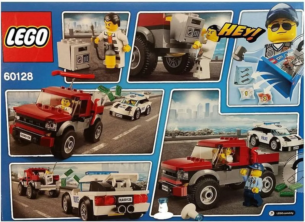 LEGO City Politieachtervolging 60128 - 184 Stukken