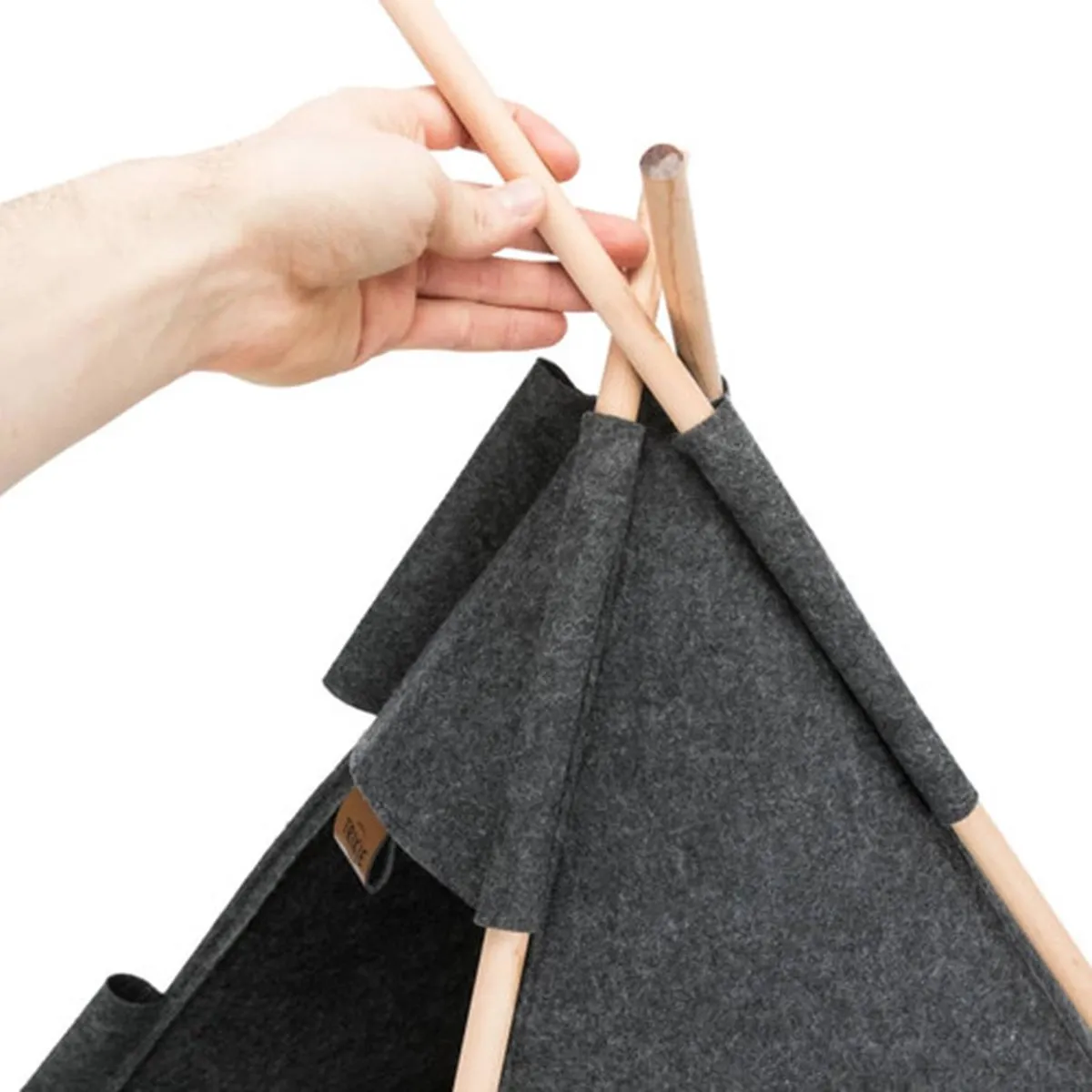 Trixie Kattenmand Tipi Vilt - Antraciet - Ø50cm