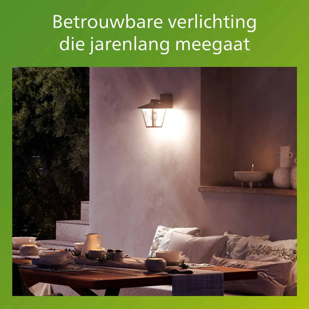 Philips Kinno Wandlamp E27 25W - Zwart - afbeelding 6 van 6