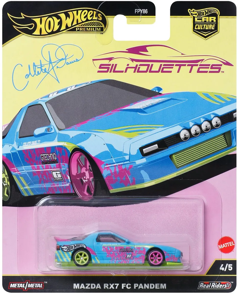 Hot Wheels Premium Autocultuur Mazda RX-7 FC Pandem 1:64 - JBK60