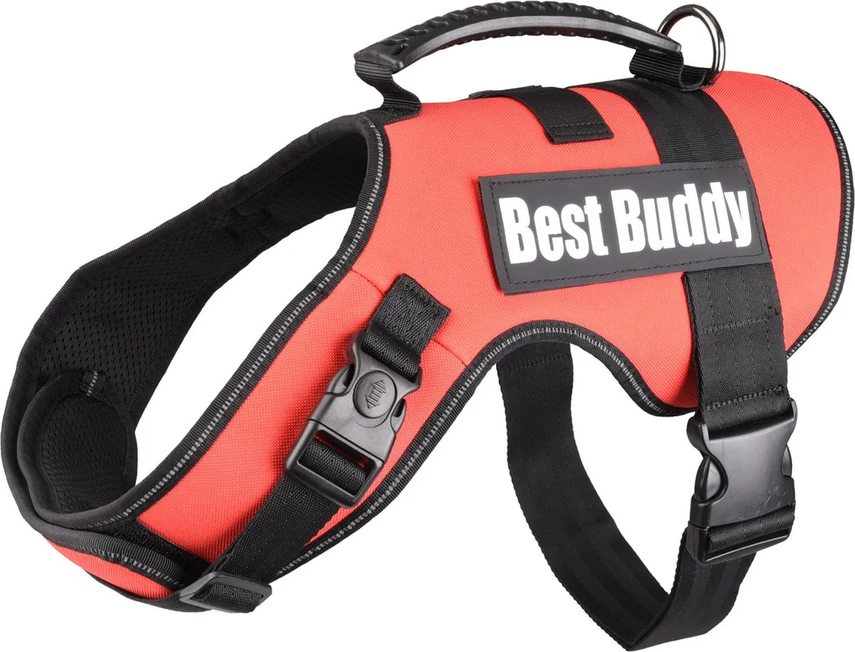 Flamingo Harnas Best Buddy Uranus Rood XXL
