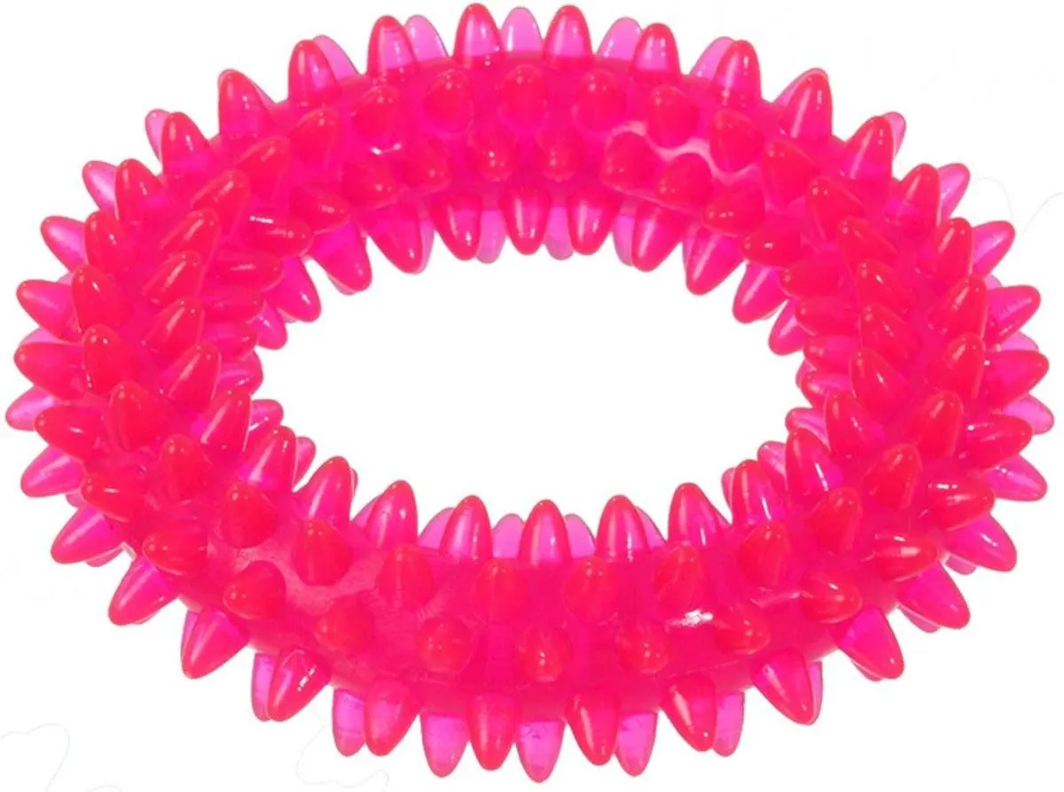 Flamingo Stekelring Hondenspeelgoed 3cm - Blauw