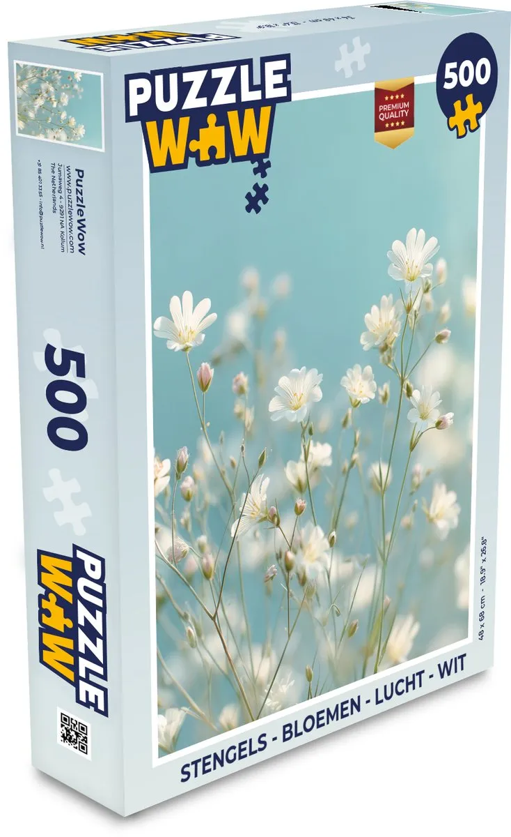 PuzzleWow Legpuzzel Stengels Bloemen 500 Stuks
