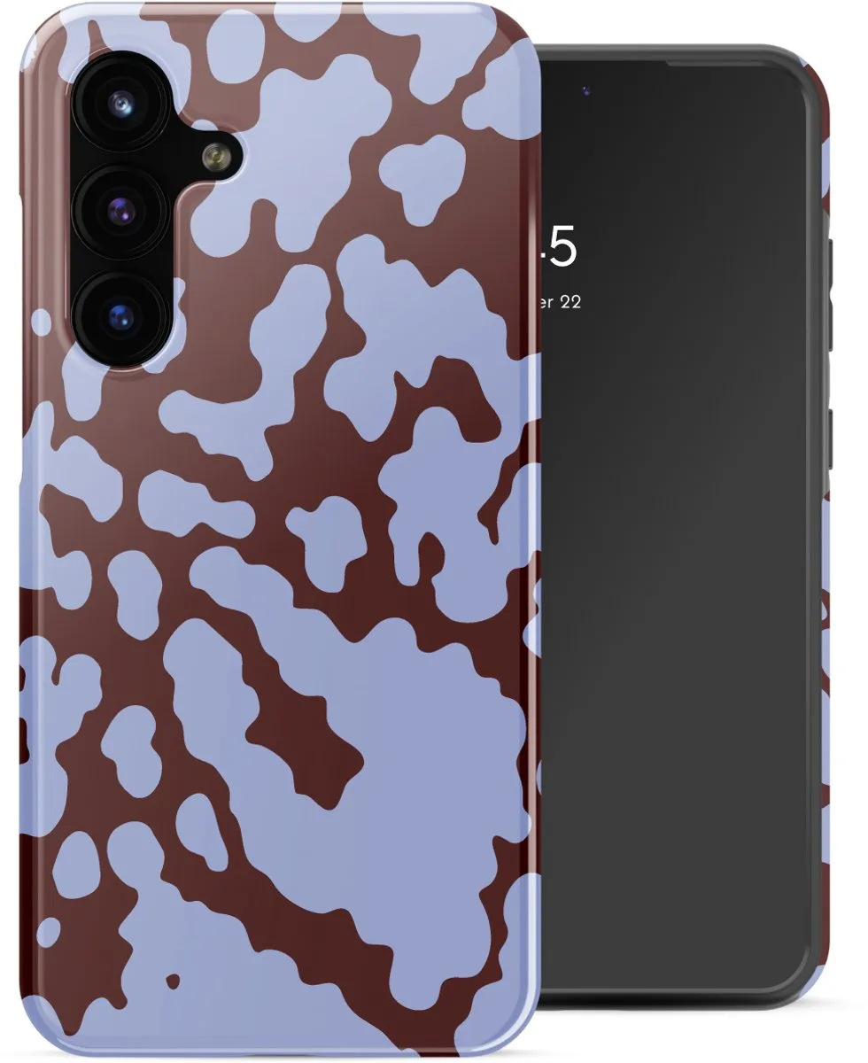 Selencia Hoesje Samsung Galaxy S25 FE Moo'd Lavender Glow