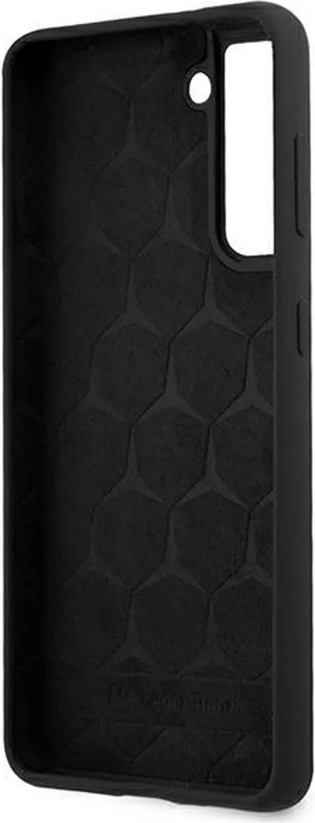 Mercedes-Benz Silicone Back Cover - Geschikt voor Samsung Galaxy S21+ (Plus-versie) - Zwart
