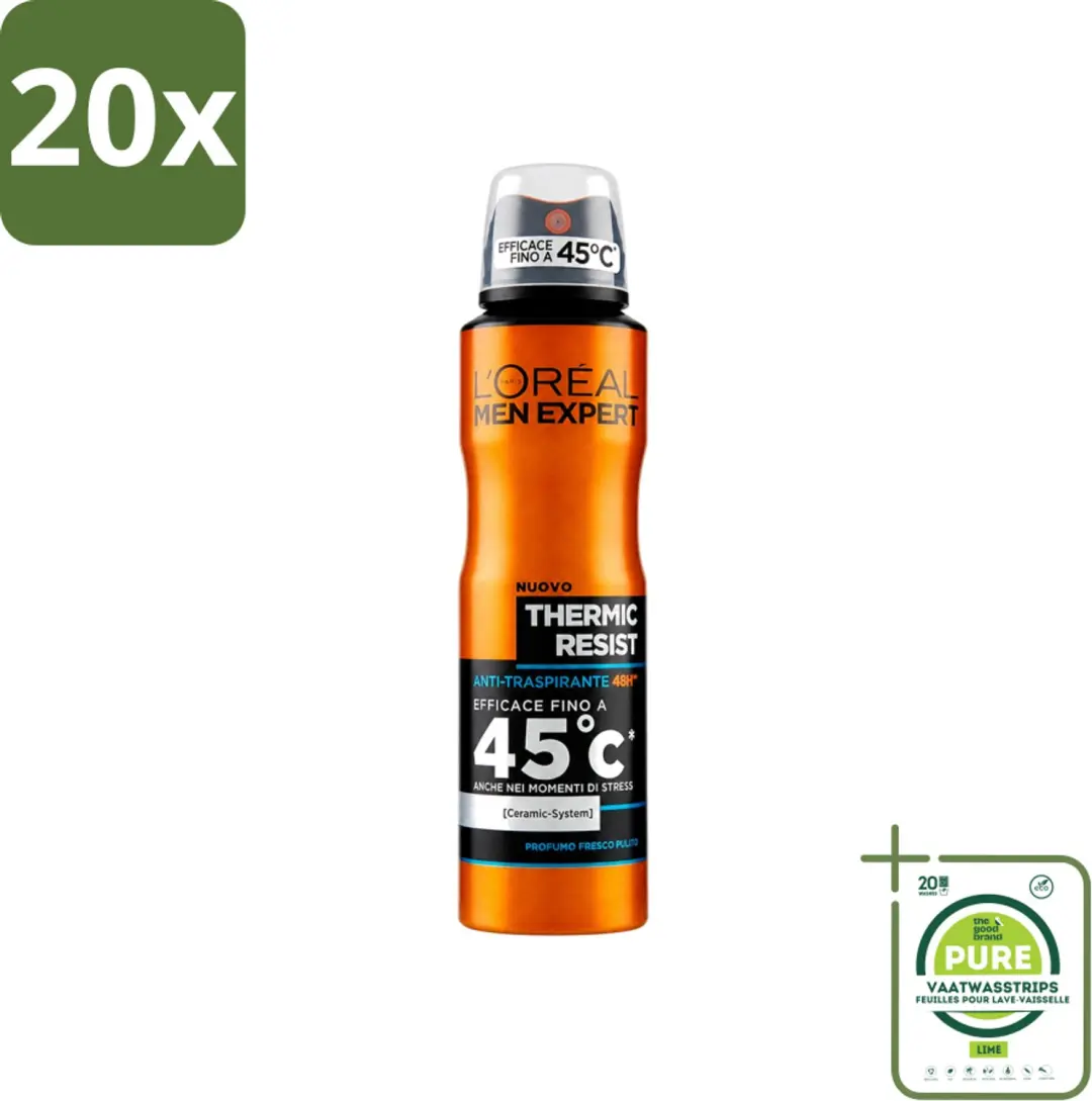 20 x L'Oréal Men Expert Deo Spray