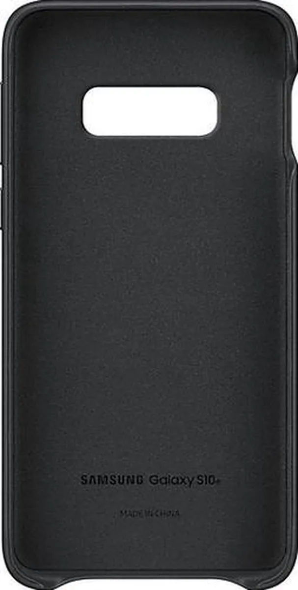 Samsung Lederen Hoesje S10e - Zwart - 8801643644659