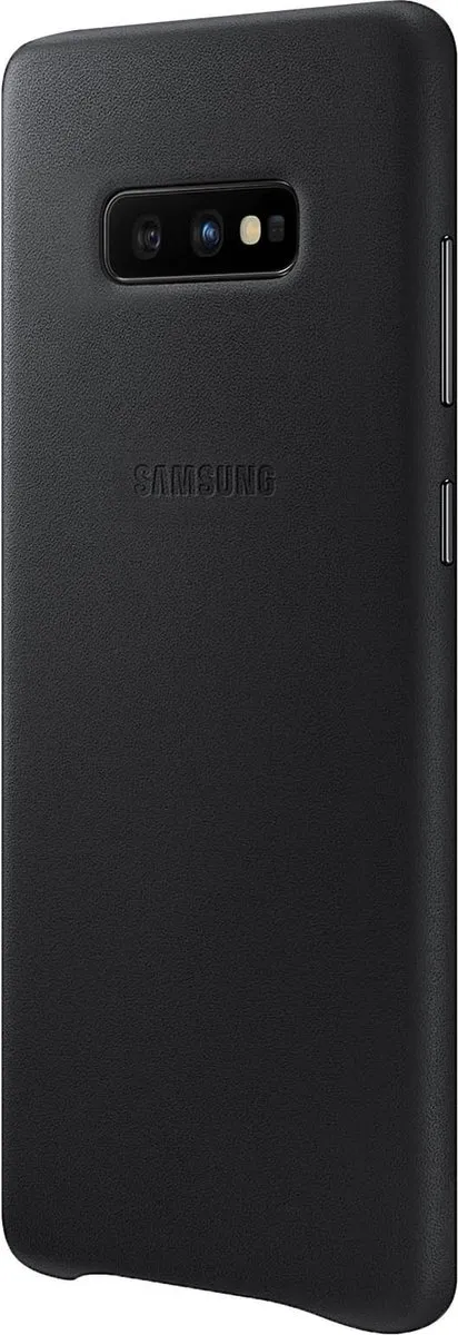 Samsung Lederen Hoesje S10e - Zwart - 8801643644659
