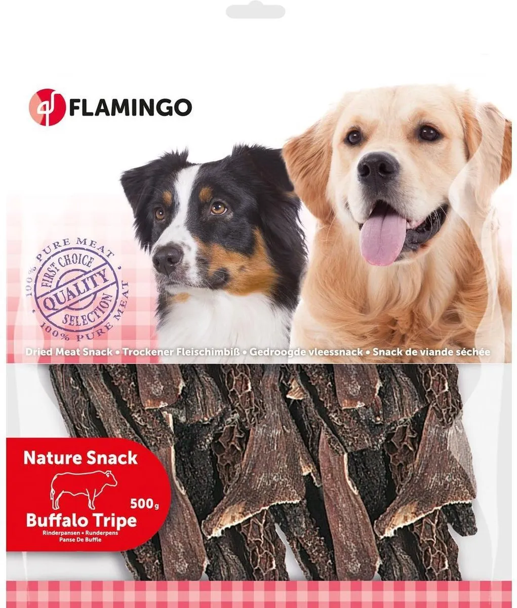 Flamingo Hondensnack Nature Runderpens 500g