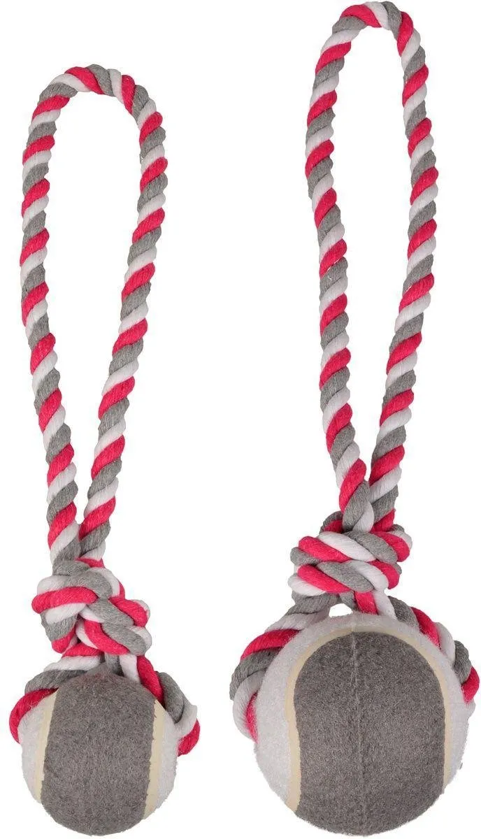 Flamingo Jim Hondenspeelgoed Tennisbal - Rood - 40cm