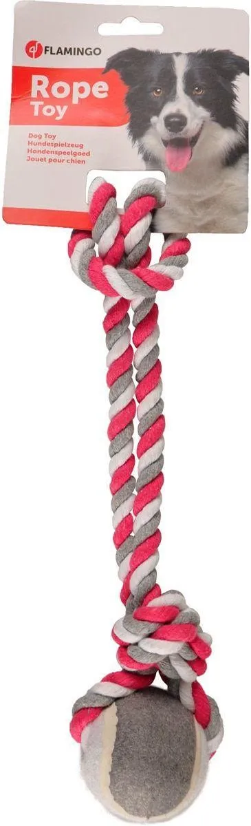 Flamingo Jim Hondenspeelgoed Tennisbal - Rood - 40cm