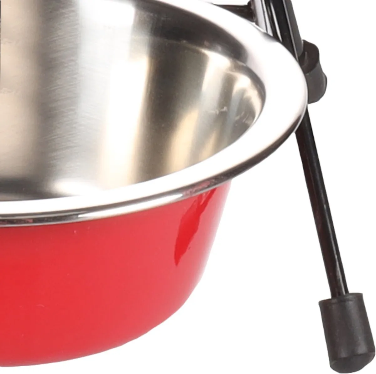 Flamingo Arjun Duo Dinner Staander - Honden/katten Eet- en drinkset 200ml - Rood