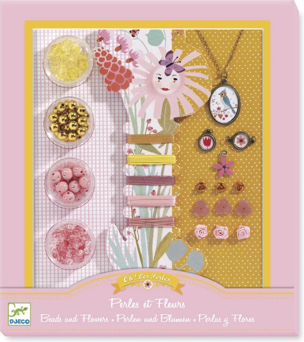 Djeco Bloemen Kralen & Sieraden Set