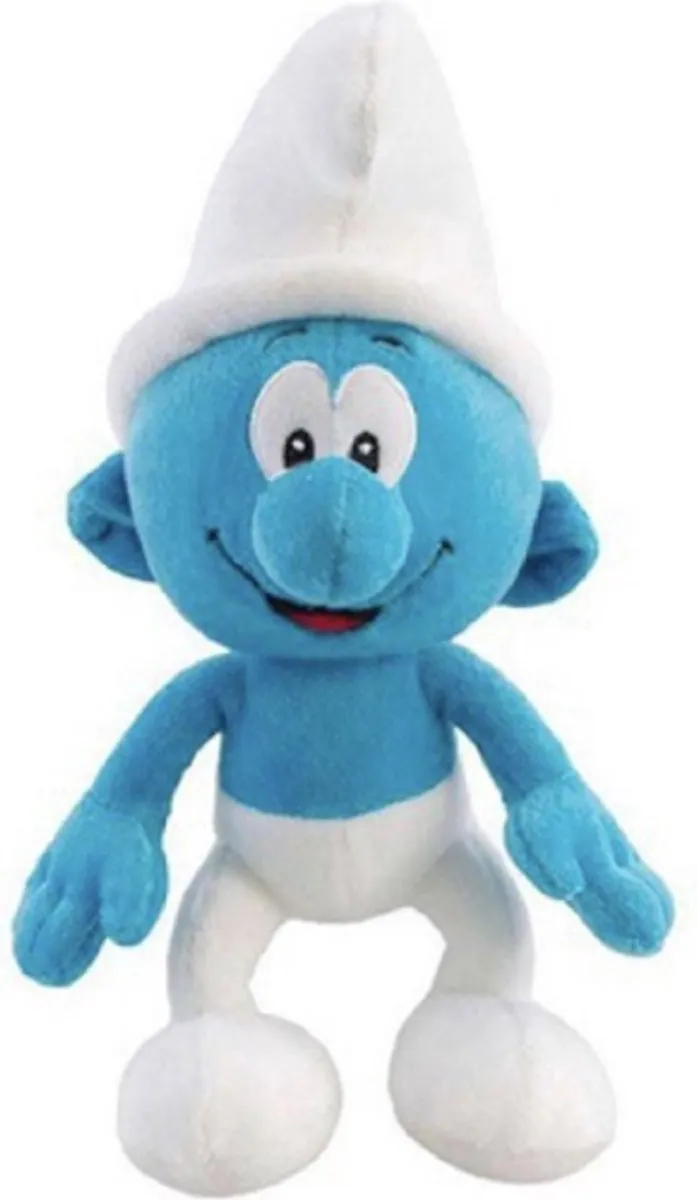 De Smurfen Smurf Pluche - 20 cm - Blauw