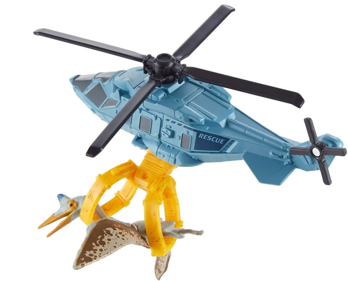Jurassic World JGM07, Helikopter, 3 jaar, Metaal, Kunststof, Meerkleurig