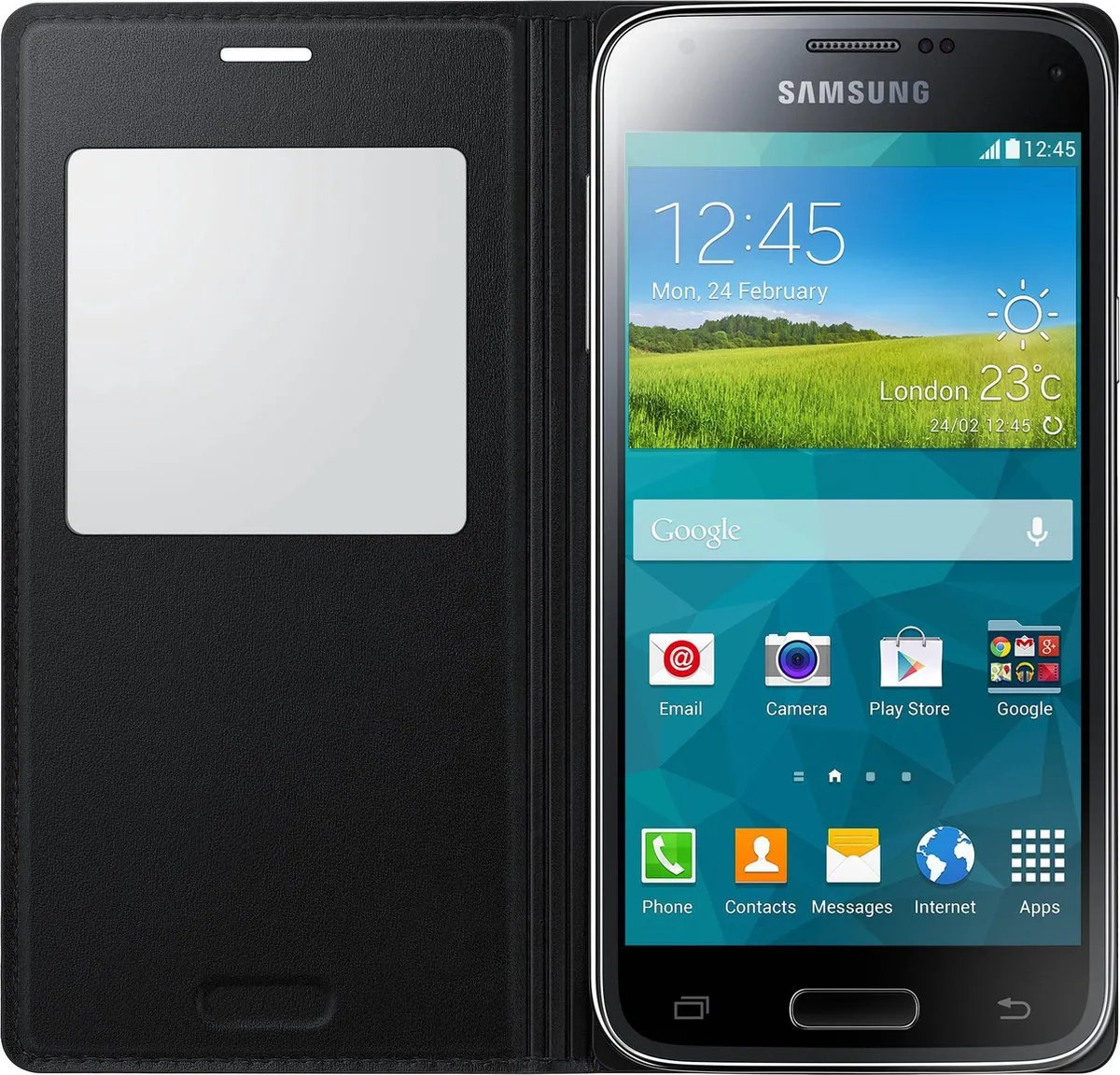 Samsung S View Cover EF-CG800BWEG - Wit