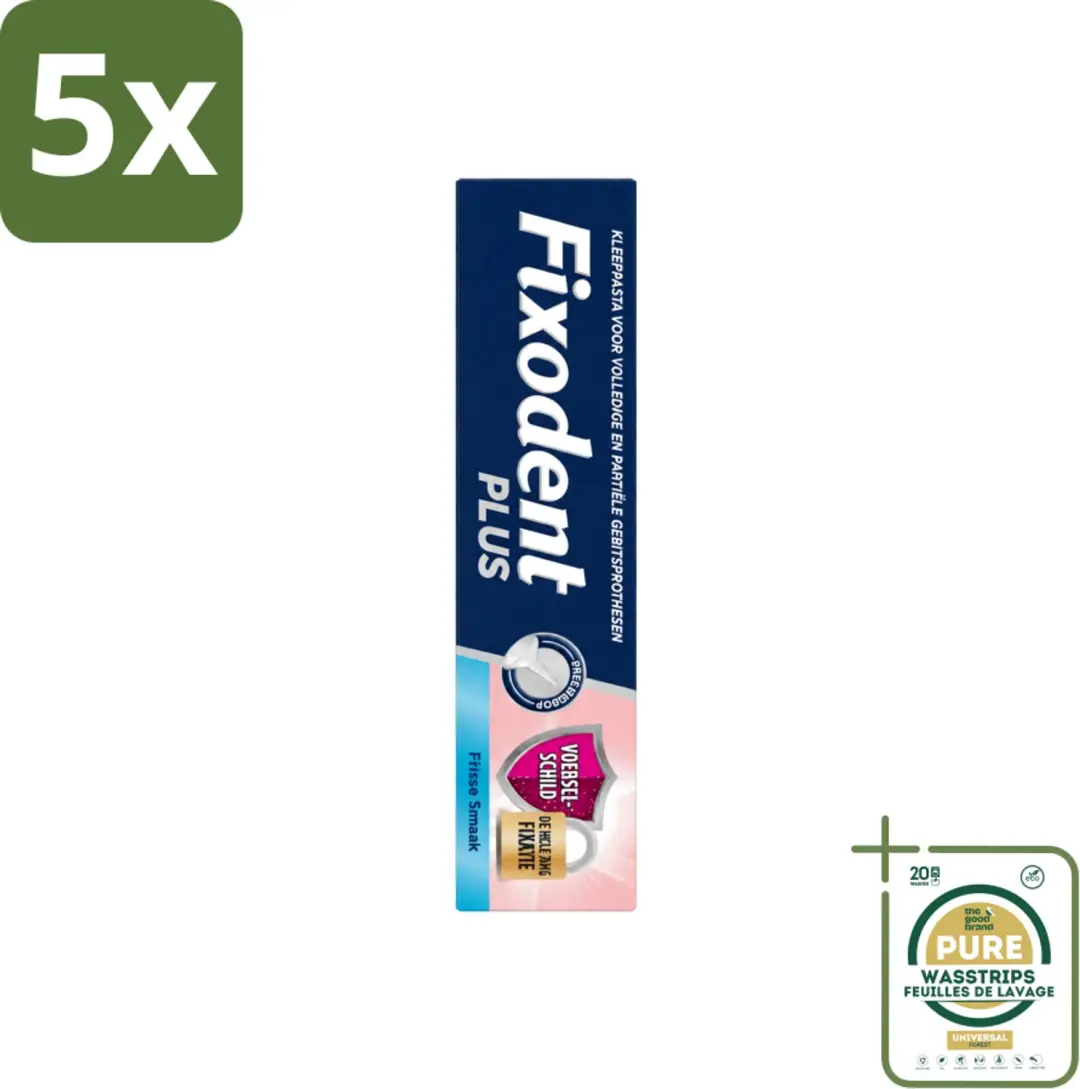 5 x Fixodent Plus