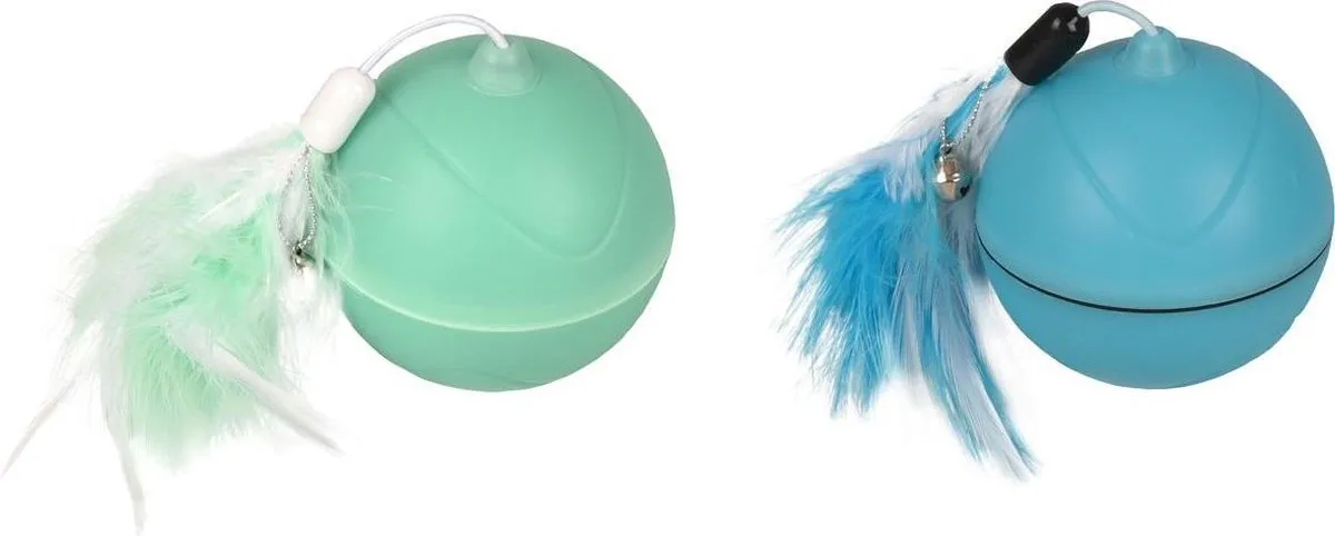 Flamingo Balspeeltje 2-in-1 LED Magic Mechta 7cm - Blauw