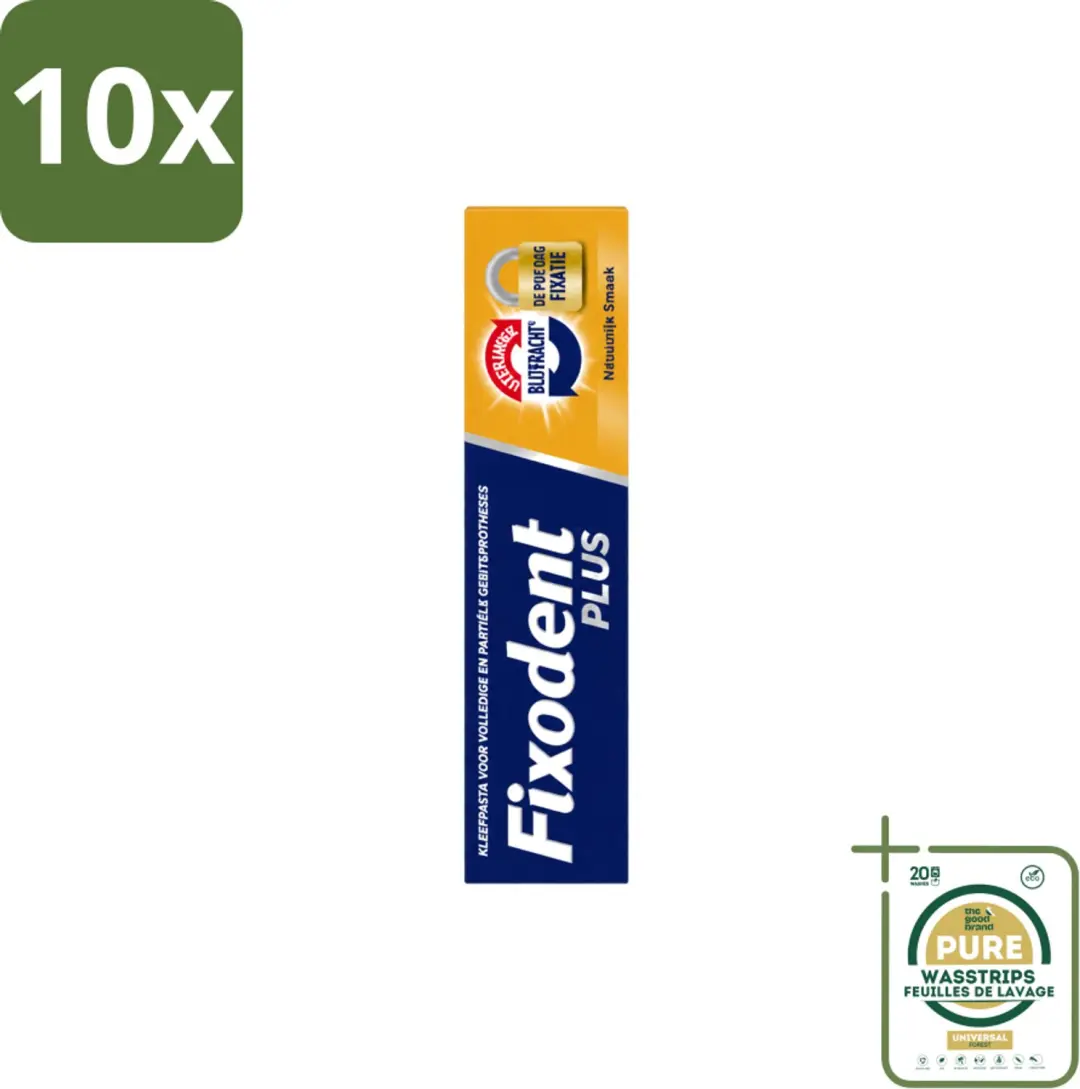 10 x Fixodent Plus
