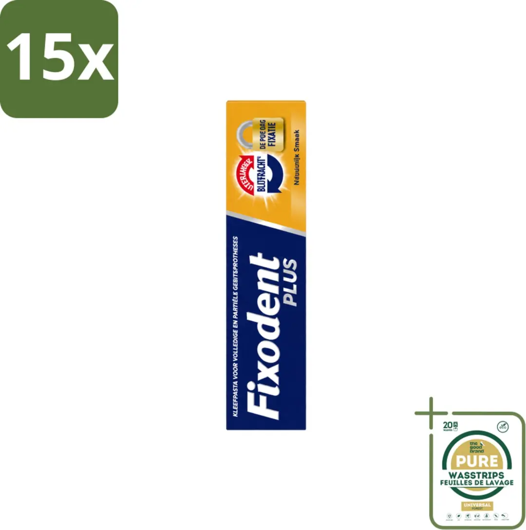 15 x Fixodent Plus