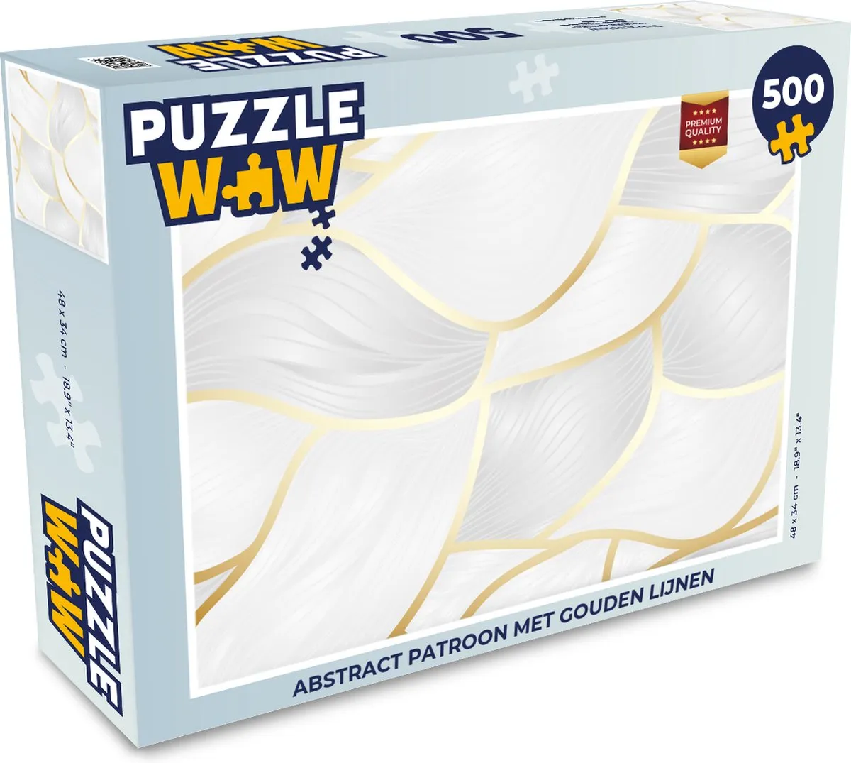 PuzzleWow Abstract Patroon Legpuzzel 500 Stuks