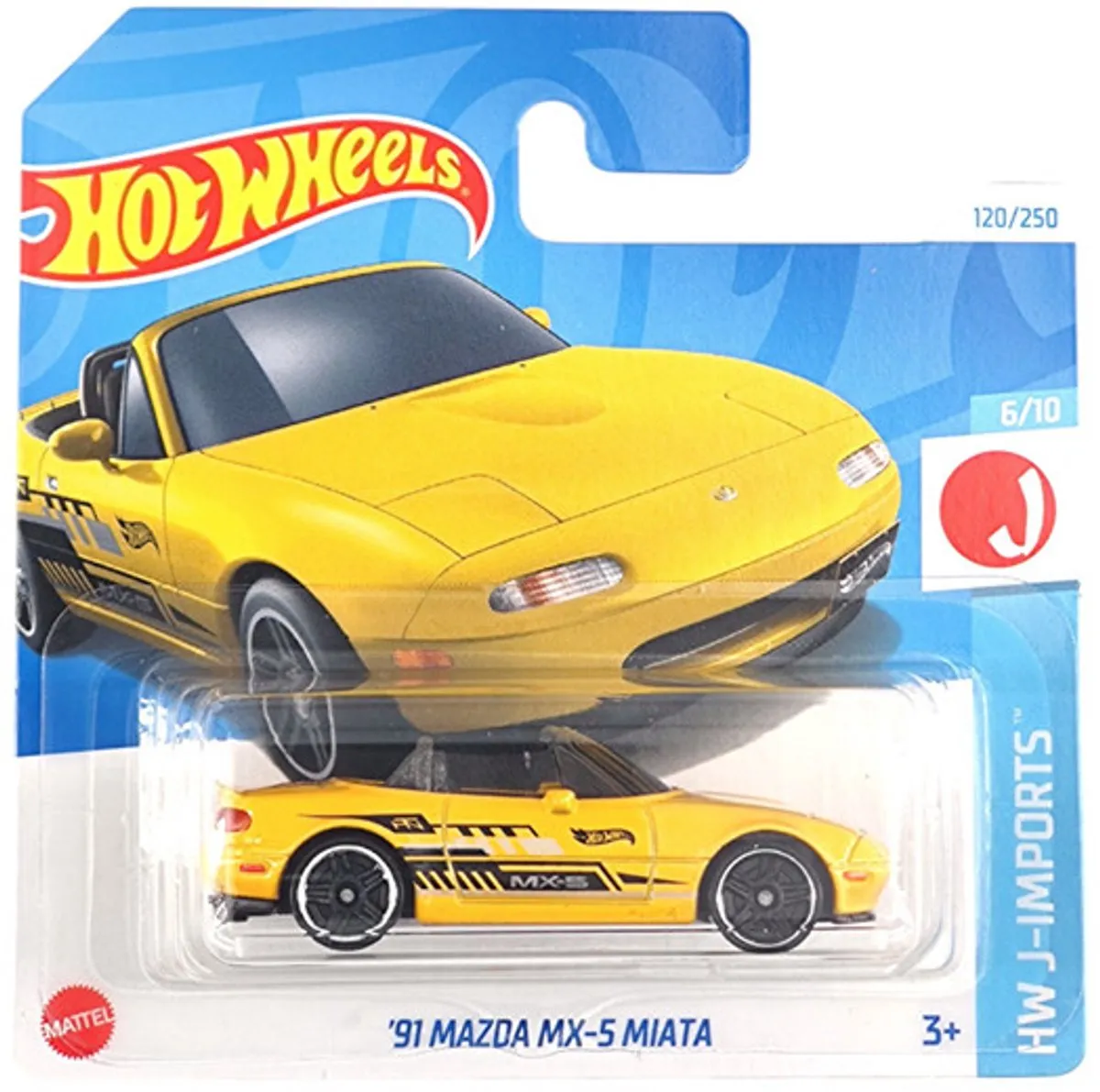 Hot Wheels Mazda MX-5 Miata '91 J-Imports 1:64
