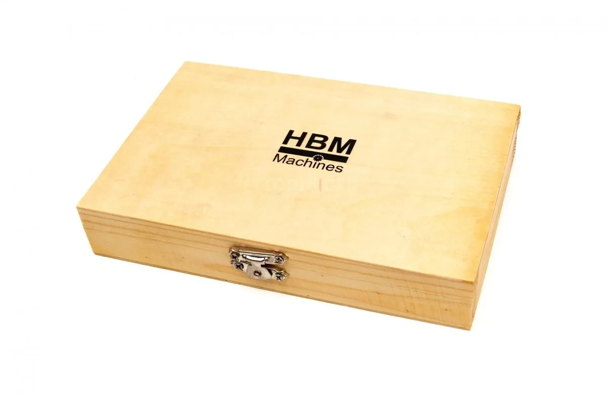 HBM 8-delige Houtborenset Verzinkborenset Model 1 - 3,0-6,0mm