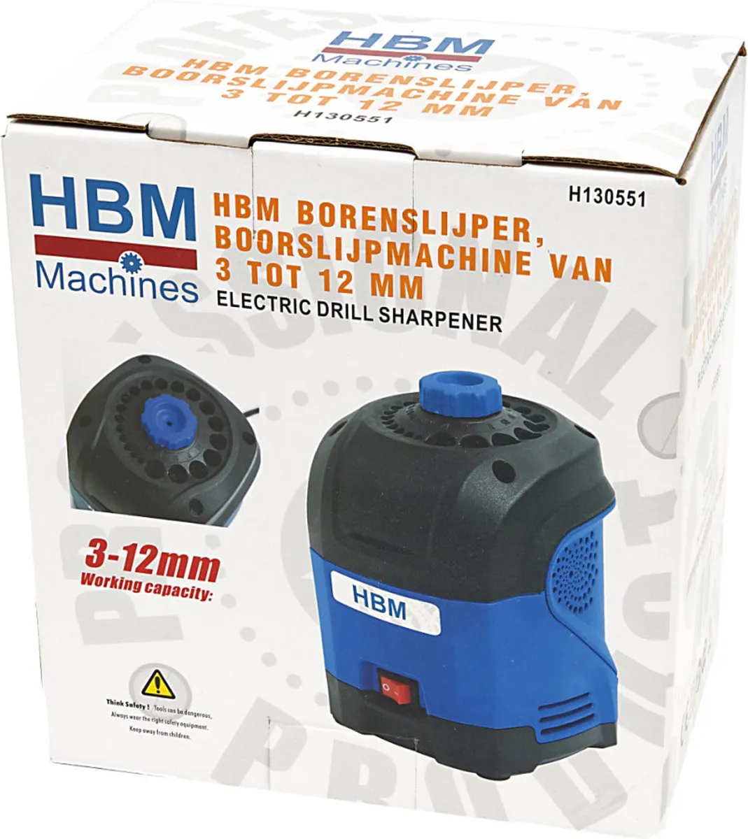 HBM Boorslijper 95W - Staal - 75mm Zaagblad