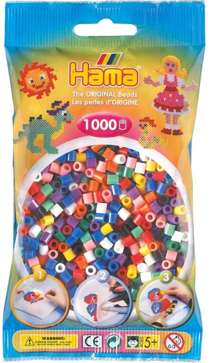 Hama Str Kr 1000 St Prim - Blauw - 1000 Stuks