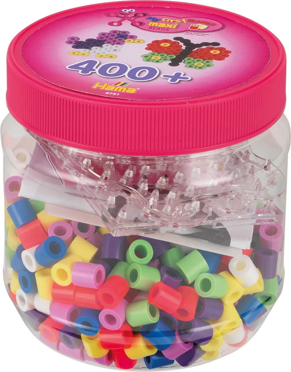 Hama Strijkkralen Set 400 Multikleur - 2 Grondplaten