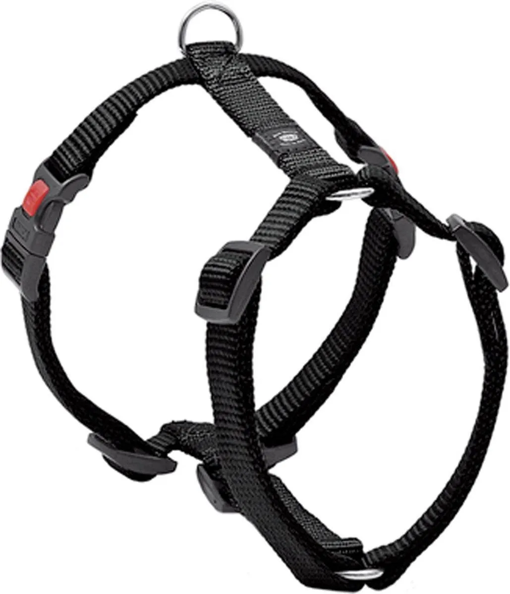 Flamingo Ziggi H-harnas - Zwart XS 25-40cm