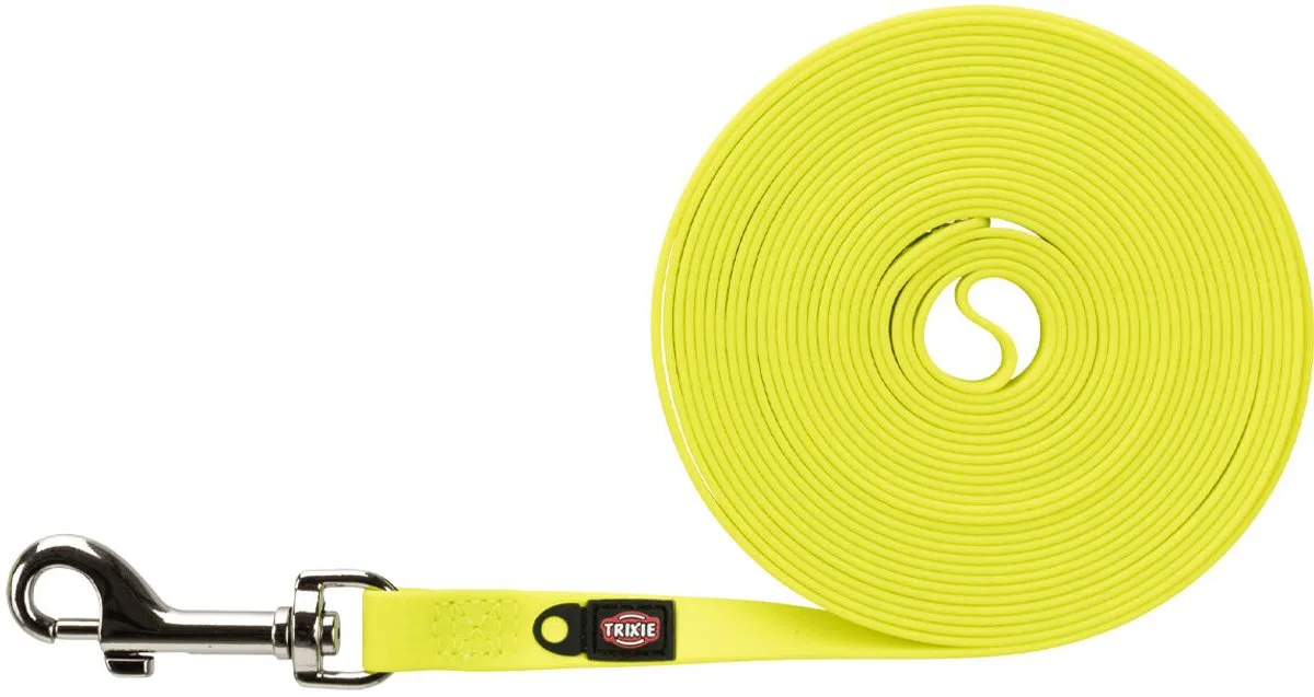 Trixie Easy Life Sleeplijn Hondenriem 500cm - Neon & Geel