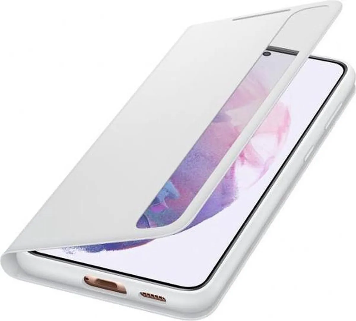 Samsung Clear View Cover EF-ZG996CJEGEE - Galaxy S21 Plus - Lichtgrijs - afbeelding 6 van 6