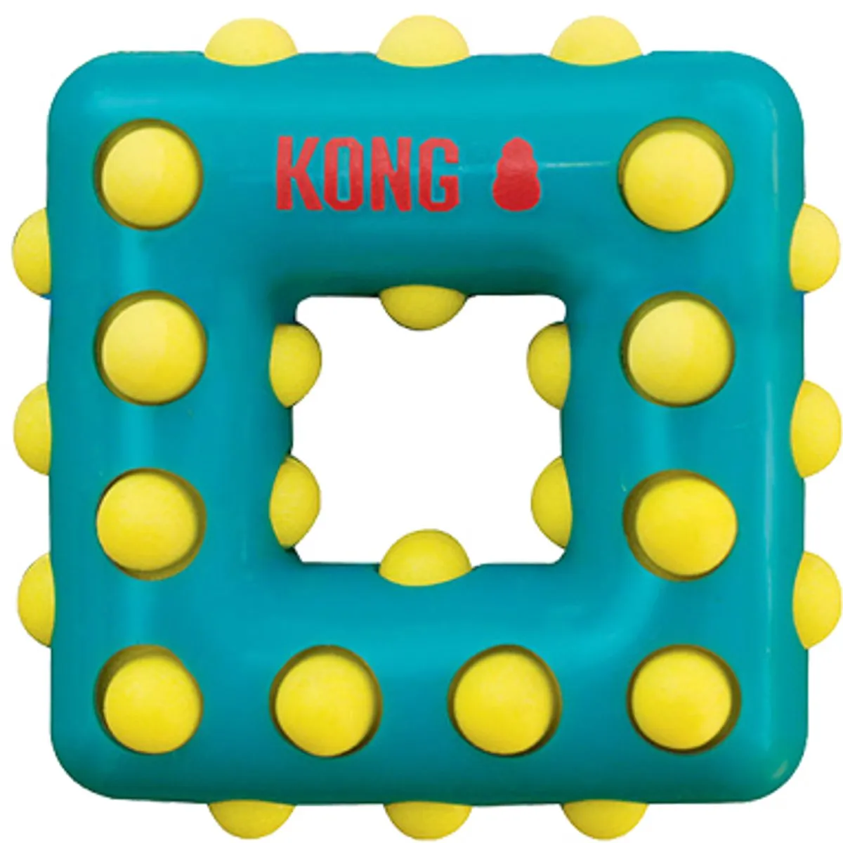 KONG Dotz Circle 14,5x14,5x4,5cm - Rood