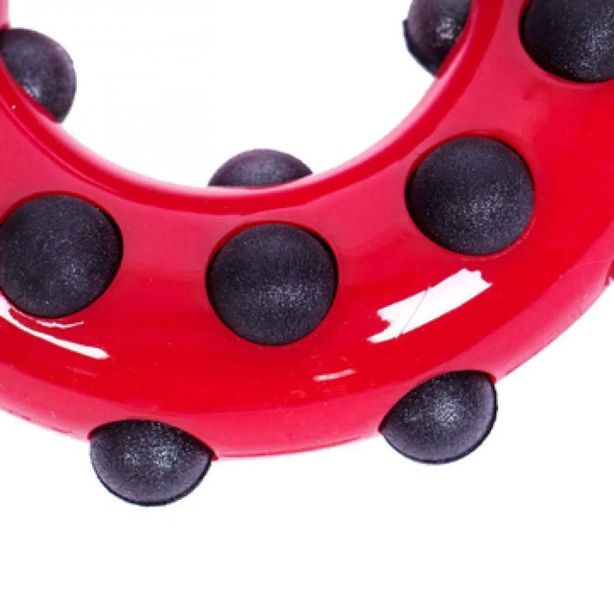 KONG Dotz Circle 14,5x14,5x4,5cm - Rood