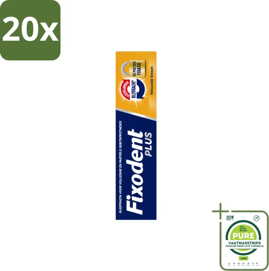 20 x Fixodent Plus