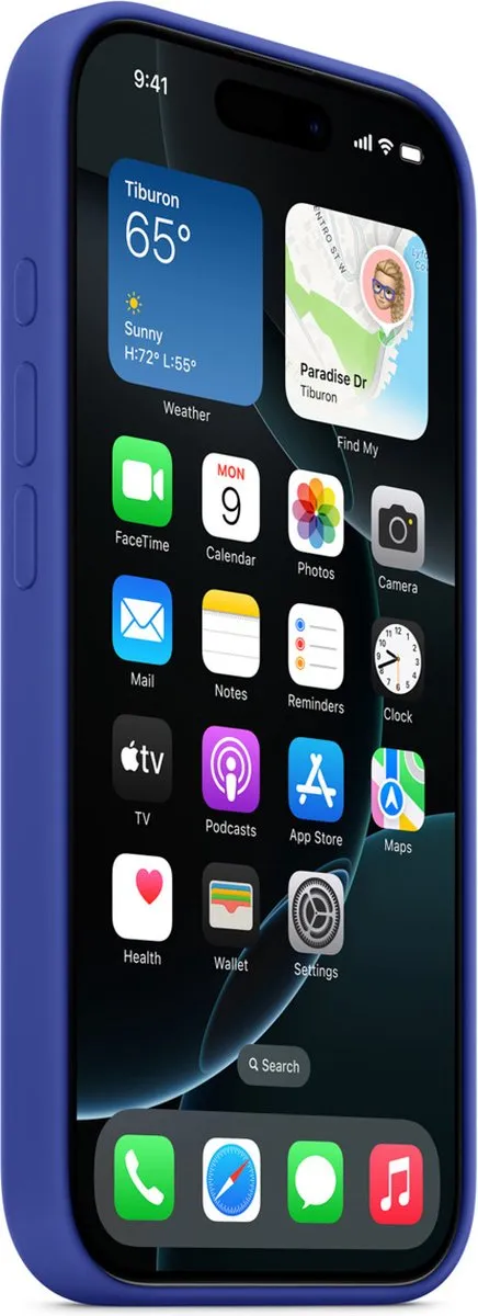 Apple iPhone 16 Pro Silicone Backcover - Ultramarine - MYYP3ZM/A