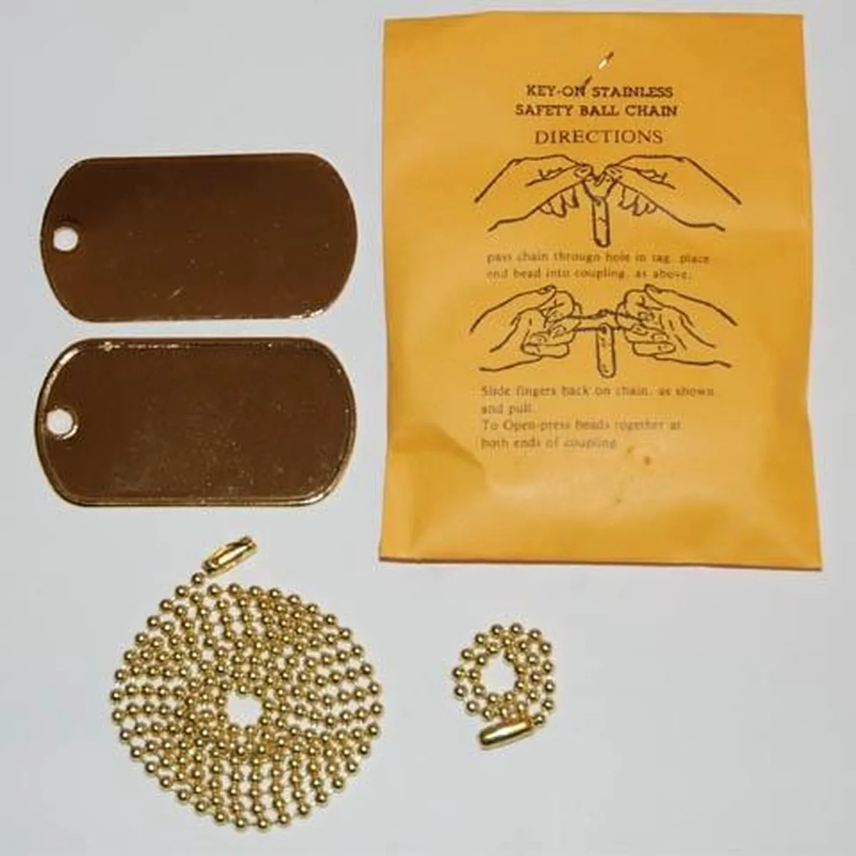 101 Inc Dog Tag - Goud