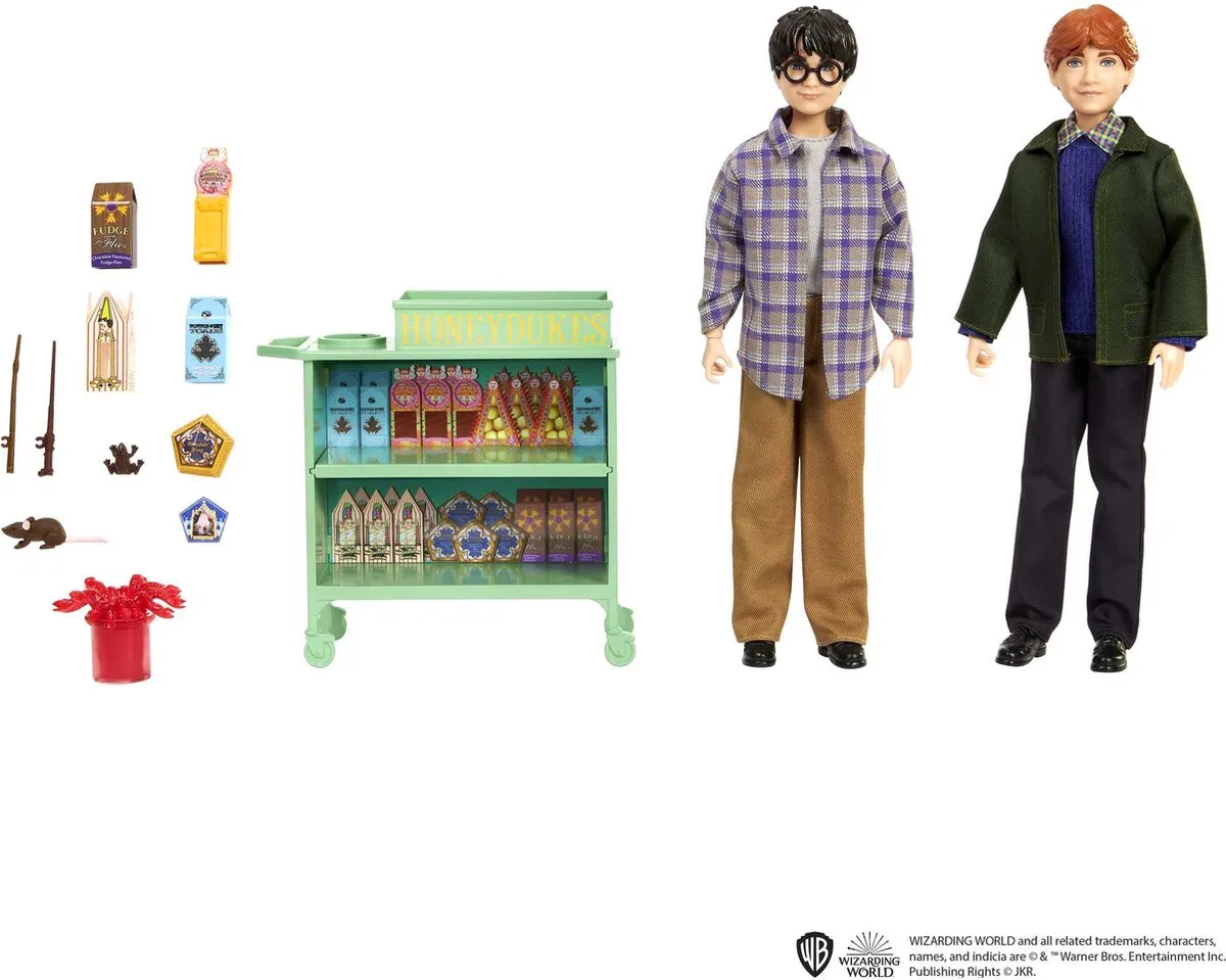 Harry Potter Harry en Ron Zweinsteinexpres Speelfiguur HND79 - Meerkleurig