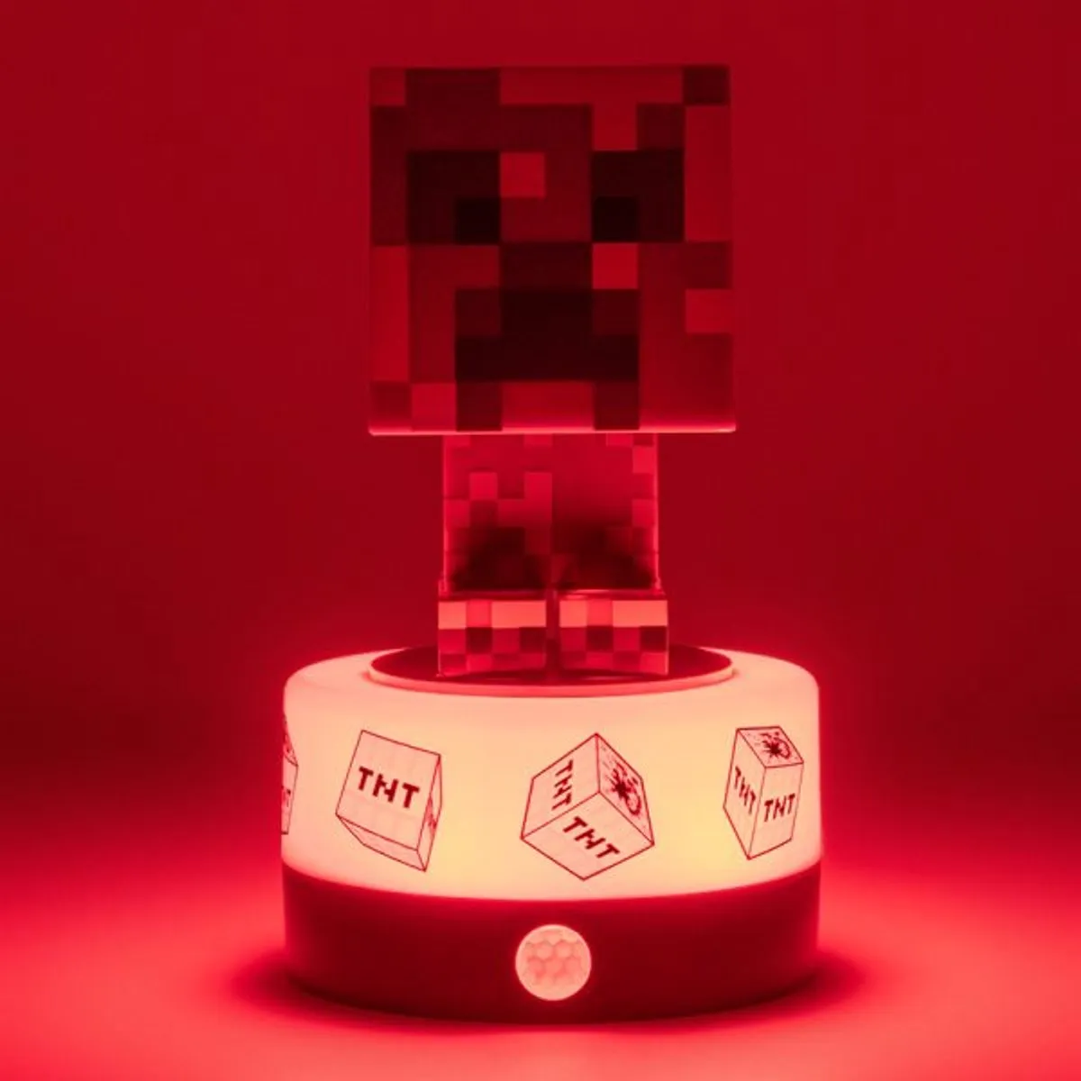 Minecraft Creeper Room Guard Bewegingslicht - Groen/Wit/Zwart
