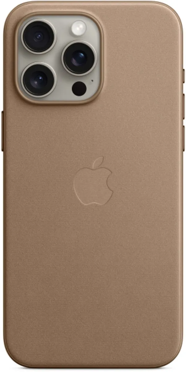 Apple FineWoven Hoesje iPhone 15 Pro Max MT4W3ZM/A - Taupe
