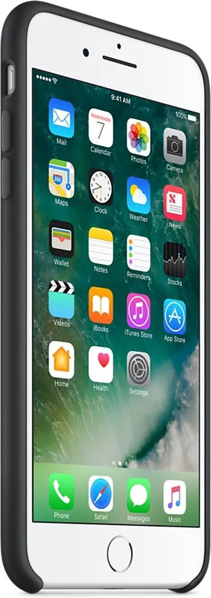 Apple Siliconen Hoesje MMQR2ZM/A - iPhone 7/8 Plus - Zwart