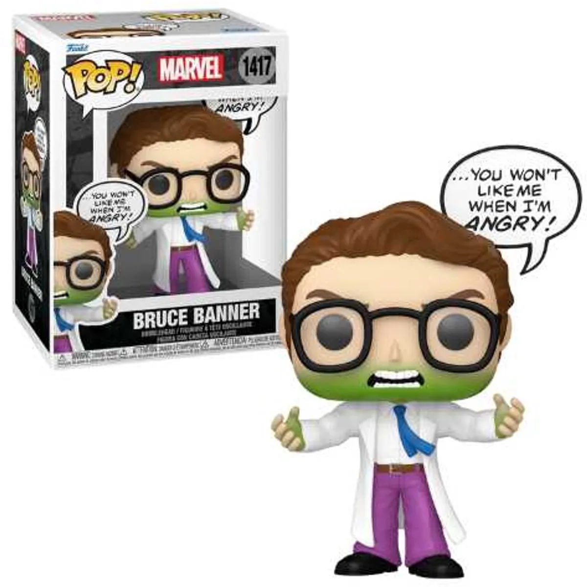 Marvel Funko Pop! Bruce Banner #1417 - Multicolor - afbeelding 6 van 6