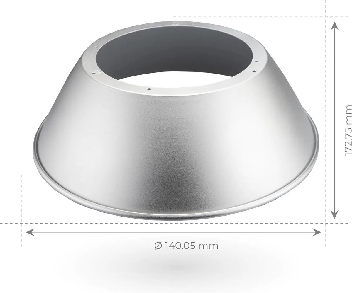 LEDVION High Bay Sensor Reflector 90° 100W - Grijs