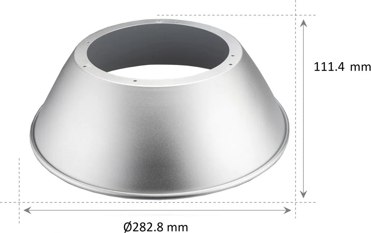 LEDVION High Bay Sensor Reflector 90° 100W - Grijs