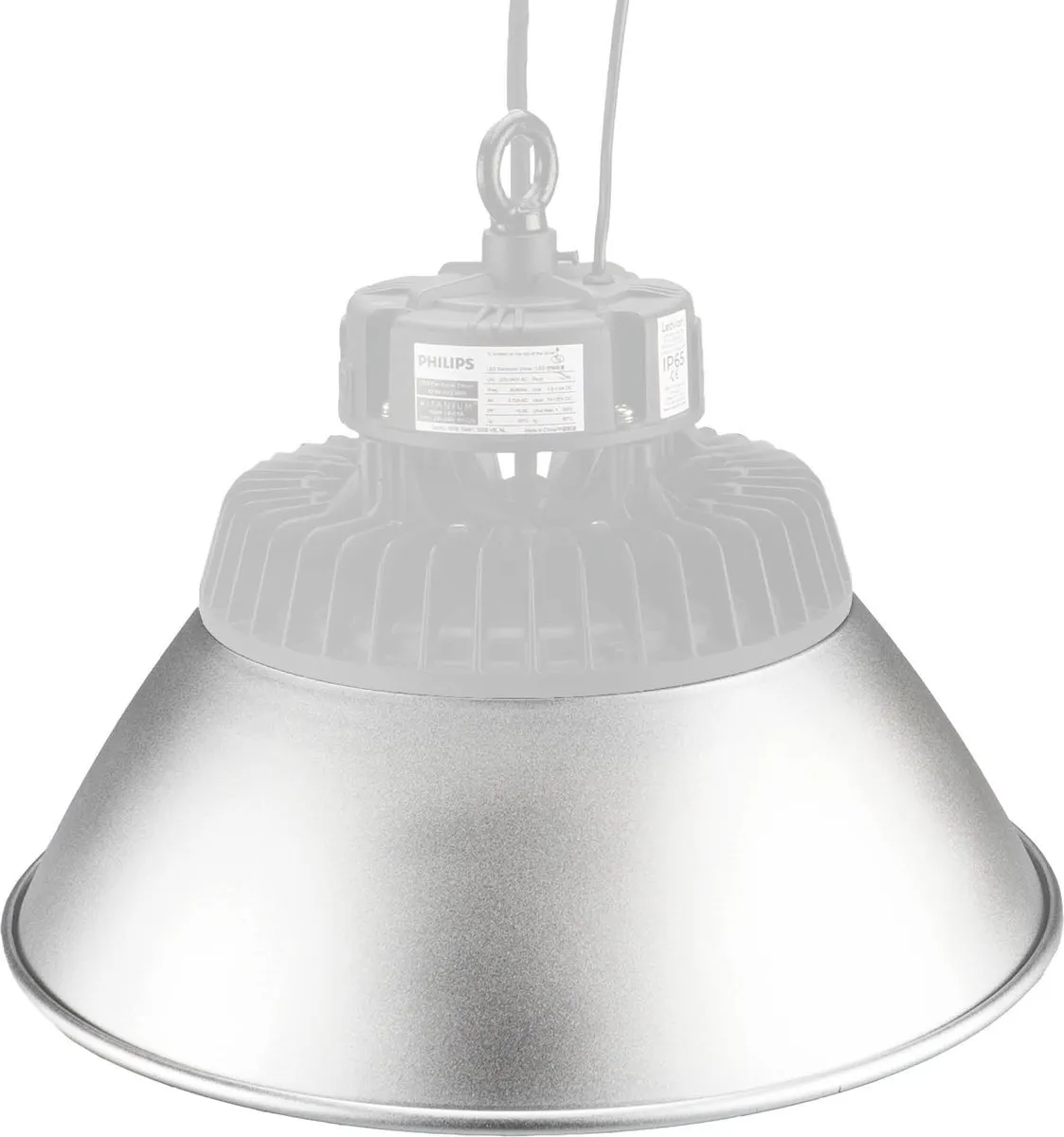 LEDVION High Bay Sensor Reflector 90° 100W - Grijs